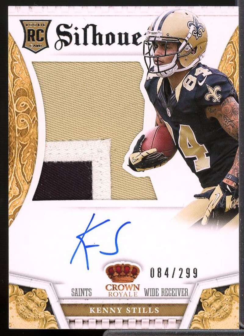 Kenny Stills JSY AU Rookie Card 2013 Crown Royale #218  Image 1