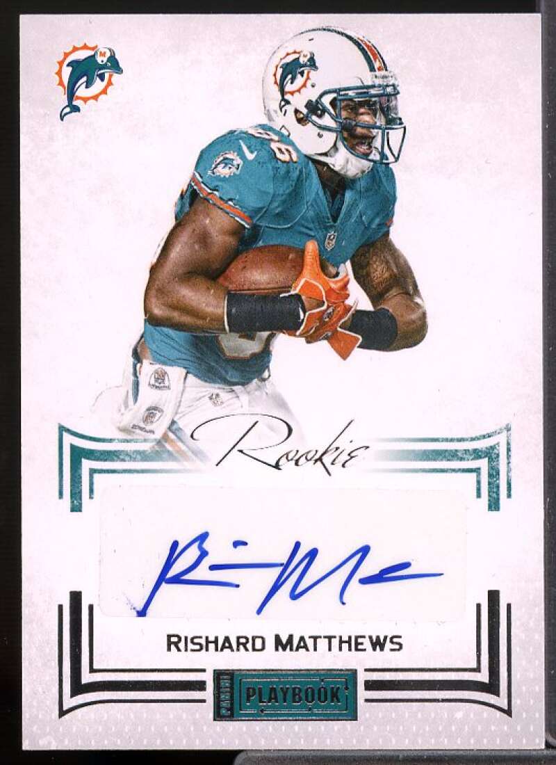 Rishard Matthews AU/140 Rookie Card 2012 Panini Playbook #157  Image 1