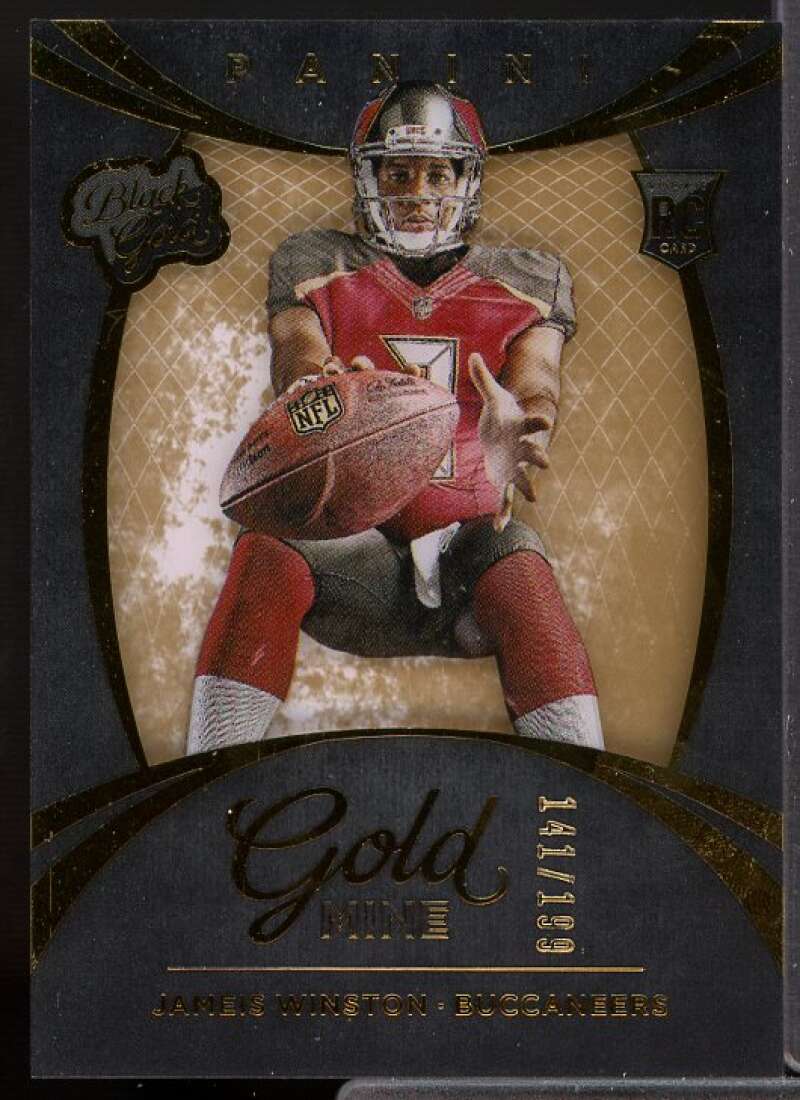 Jameis Winston Rookie Card 2015 Panini Black Gold Rookie Goldmine #RGM1  Image 1
