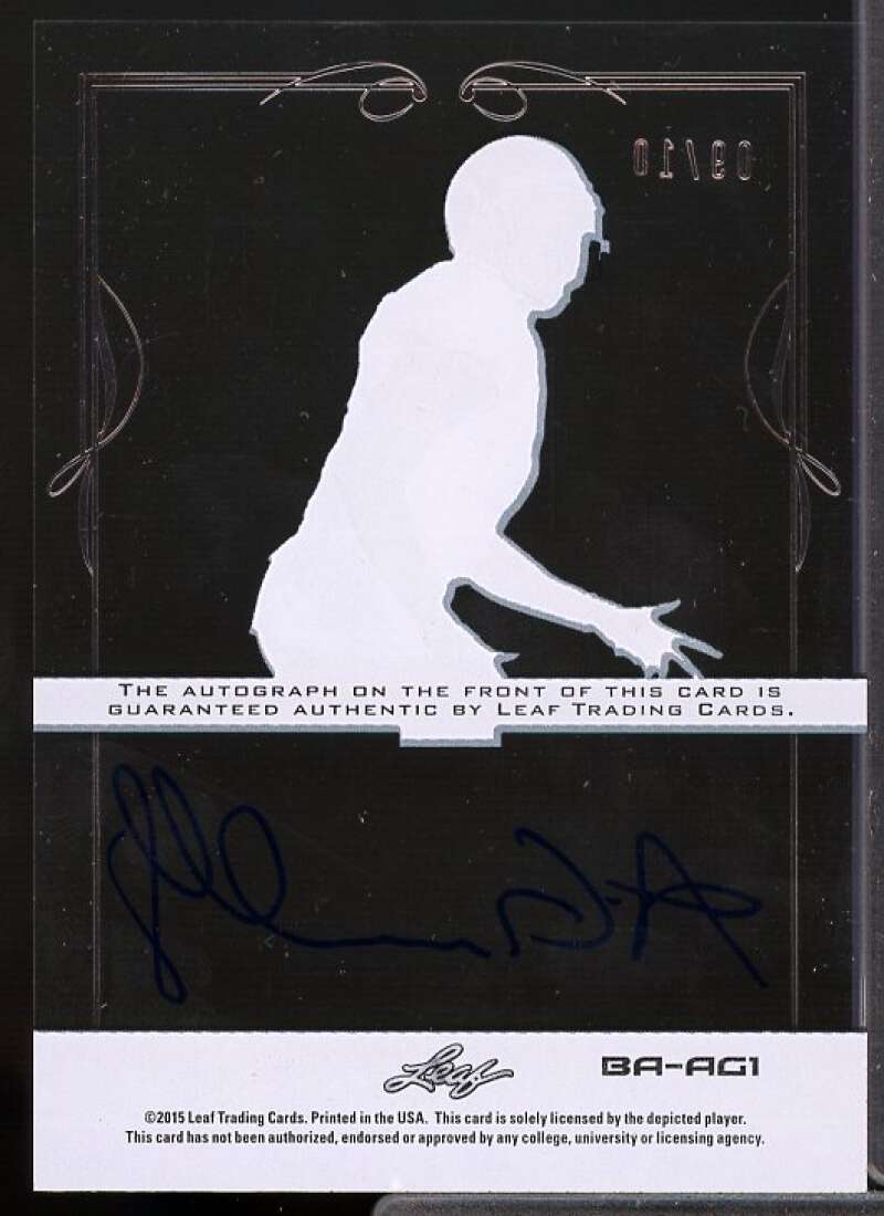 Antwan Goodley Rookie Card 2015 Leaf Clear Draft Gold #BAAG1  Image 2