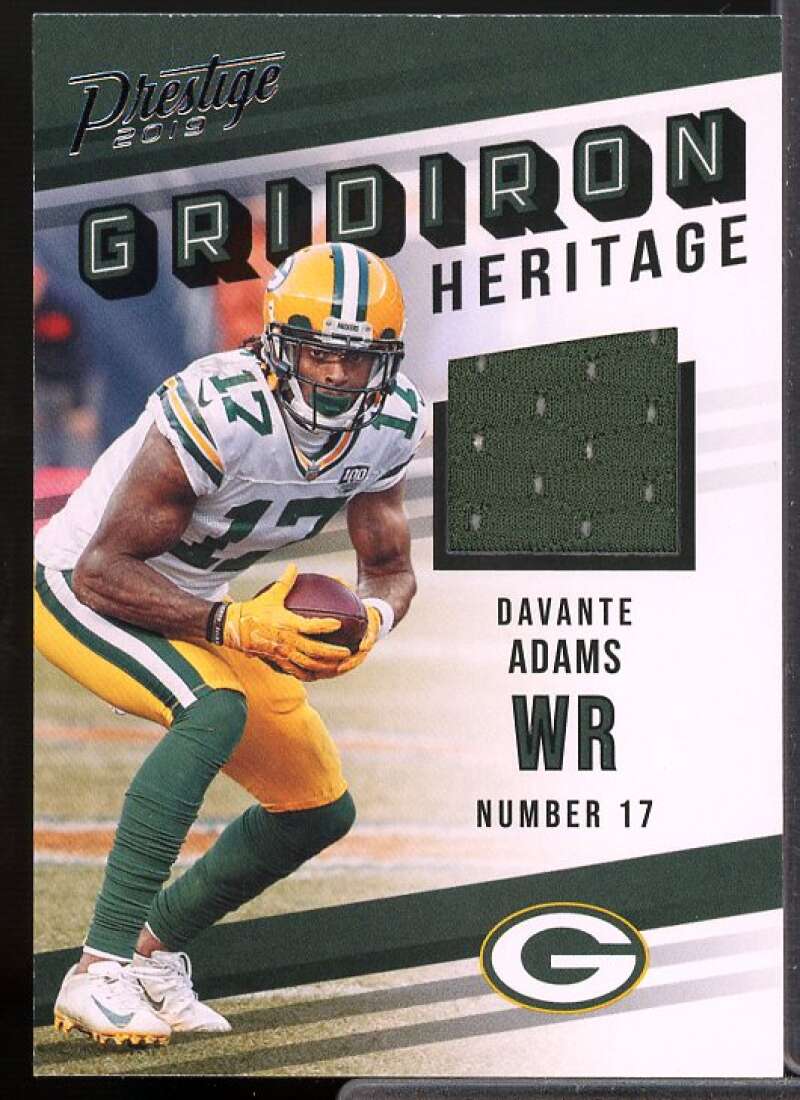 Davante Adams Card 2019 Prestige Gridiron Heritage Jerseys #3  Image 1