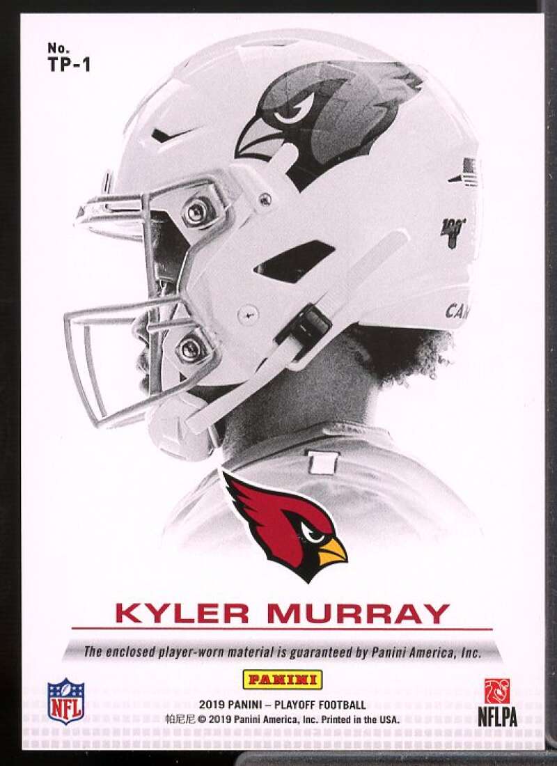 Kyler Murray Rookie Card 2019 Playoff Turning Pro Memorabilia #1  Image 2