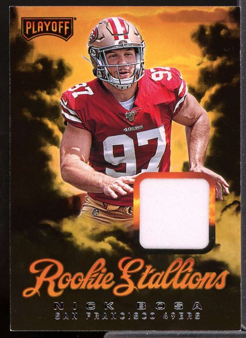 Nick Bosa Card 2019 Playoff Rookie Stallions Jerseys #5  Image 1