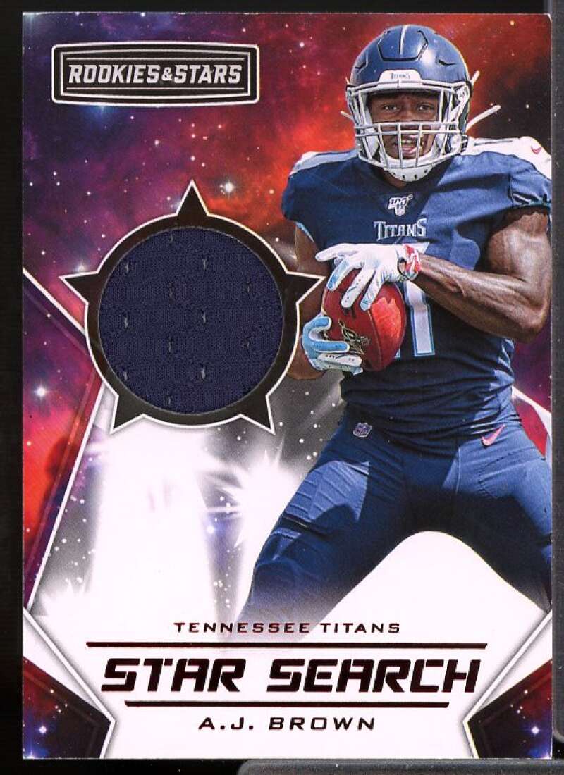 A.J. Brown Rookie Card 2019 Rookies Stars Star Search Jerseys #1  Image 1