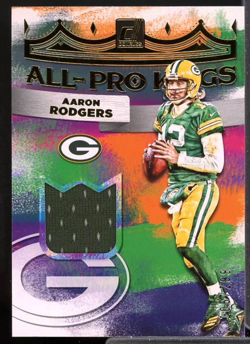 Aaron Rodgers Card 2022 Donruss All Pro Kings Jerseys #1  Image 1