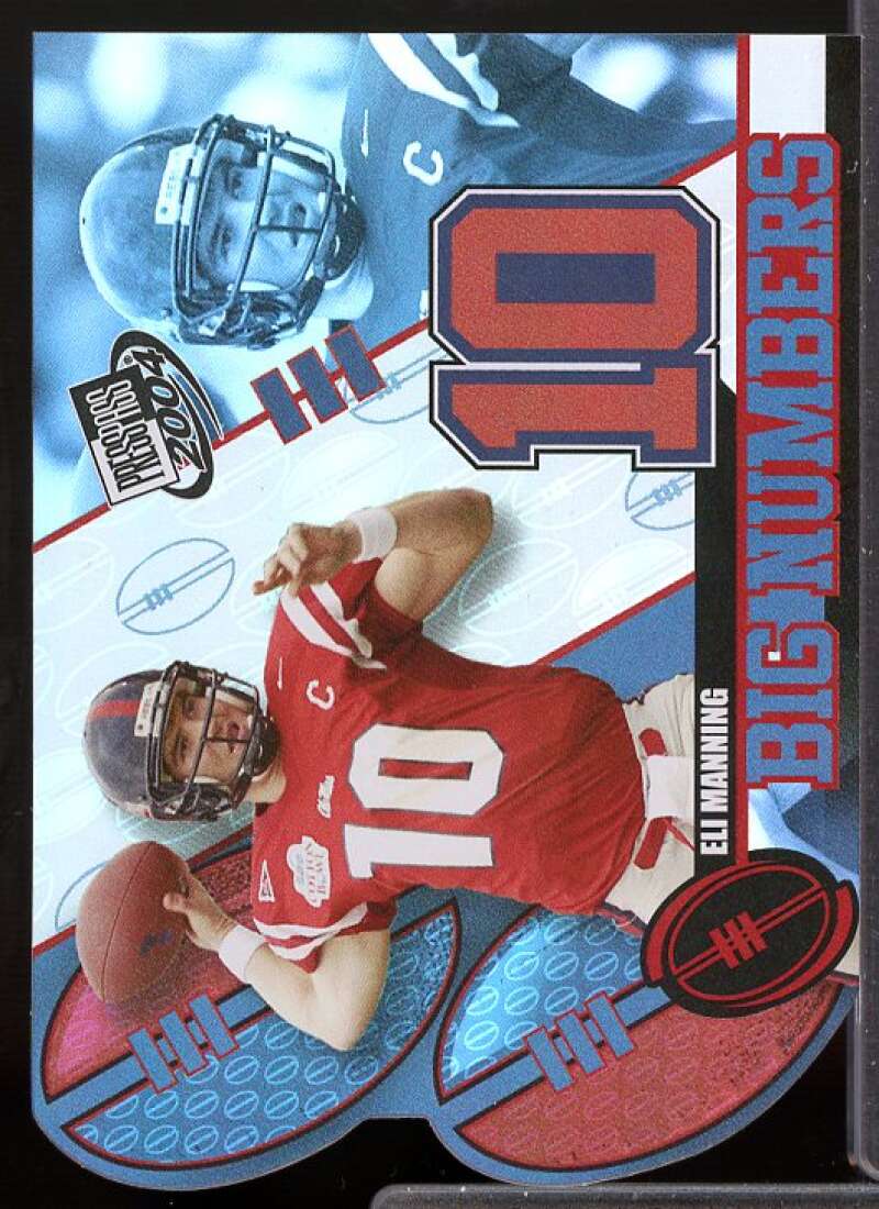 Eli Manning CL Rookie Card 2004 Press Pass Big Numbers #BN33  Image 1