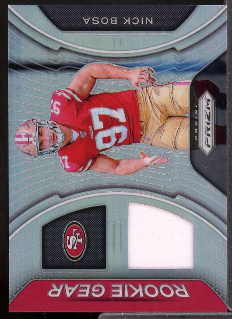 Nick Bosa Card 2019 Panini Prizm Rookie Gear #7  Image 1
