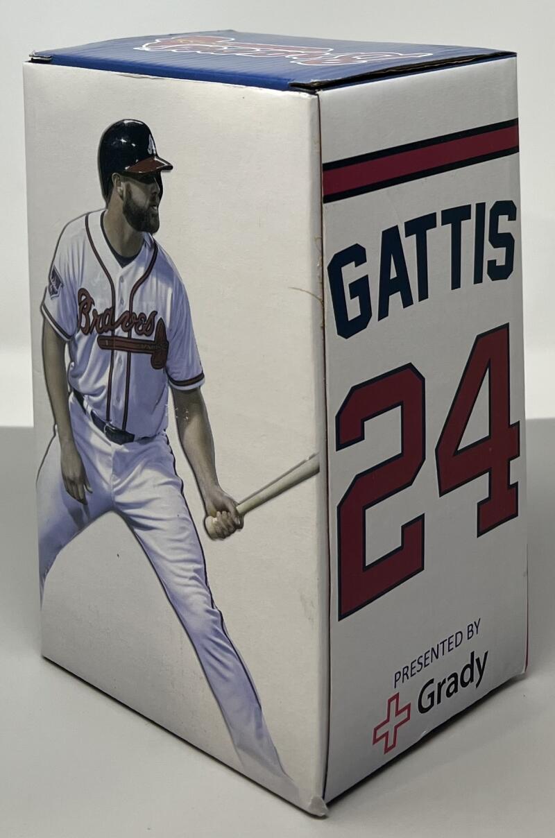 2014 Atlanta Braves "EL OSO BLANCO" Evan Gattis SGA Collectors Edition Bobble Head  Image 2