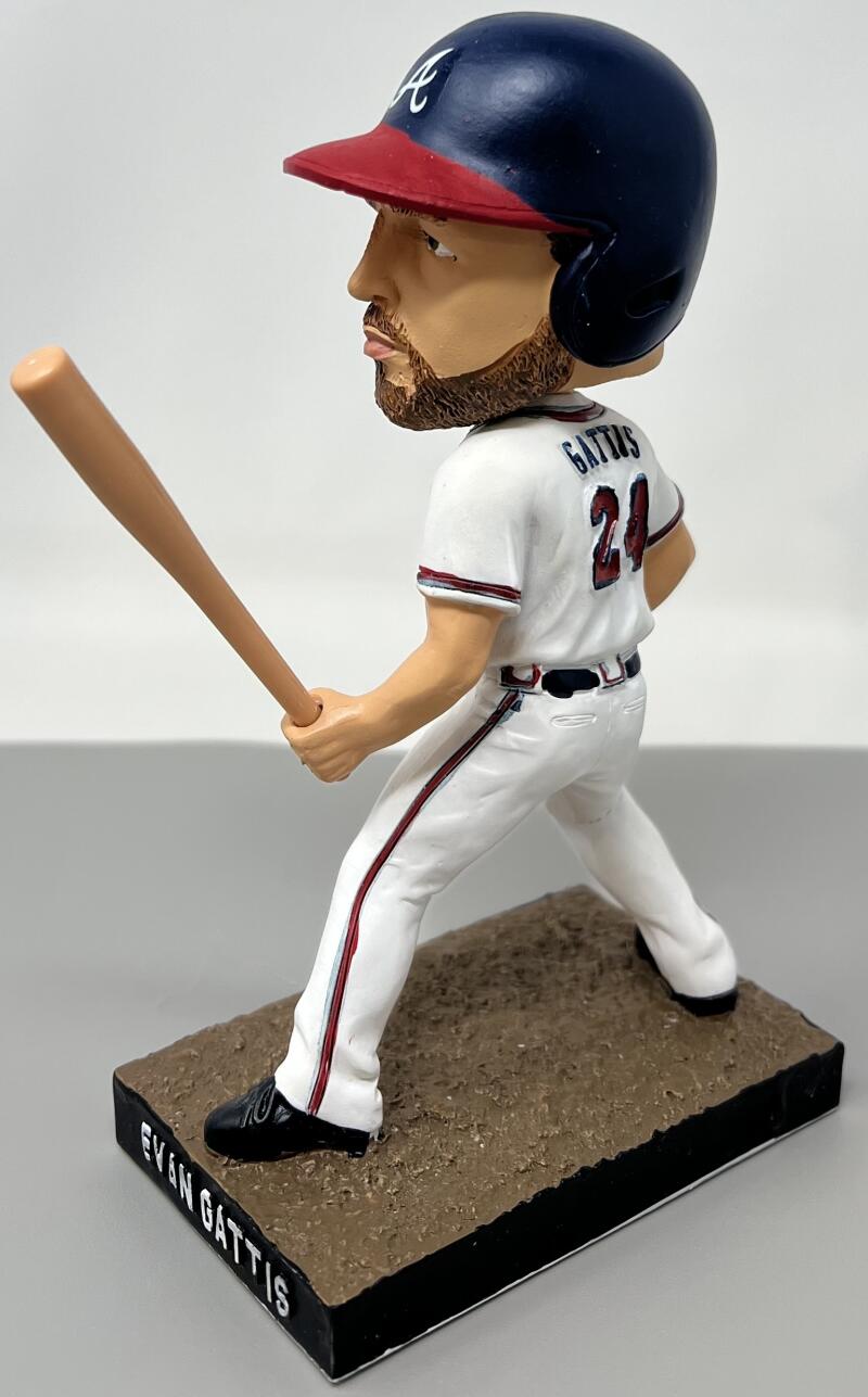 2014 Atlanta Braves "EL OSO BLANCO" Evan Gattis SGA Collectors Edition Bobble Head  Image 3