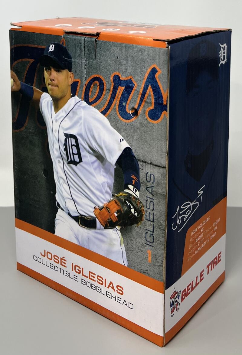 2016 Bell Tire Detroit Tigers Jose Iglesias SGA Collectors Edition Bobble Head  Image 2