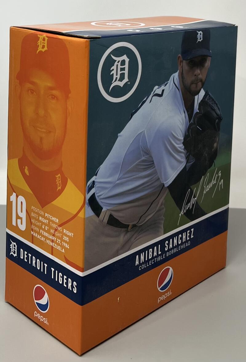 Pepsi Atlanta Braves Anibel Sanchez SGA Collectors Edition Bobble Head  Image 2