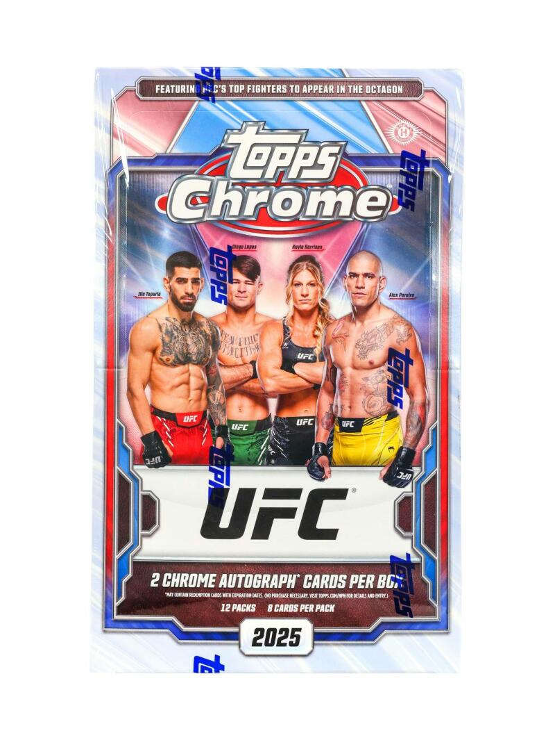 2025 Topps Chrome UFC Hobby Box Image 1