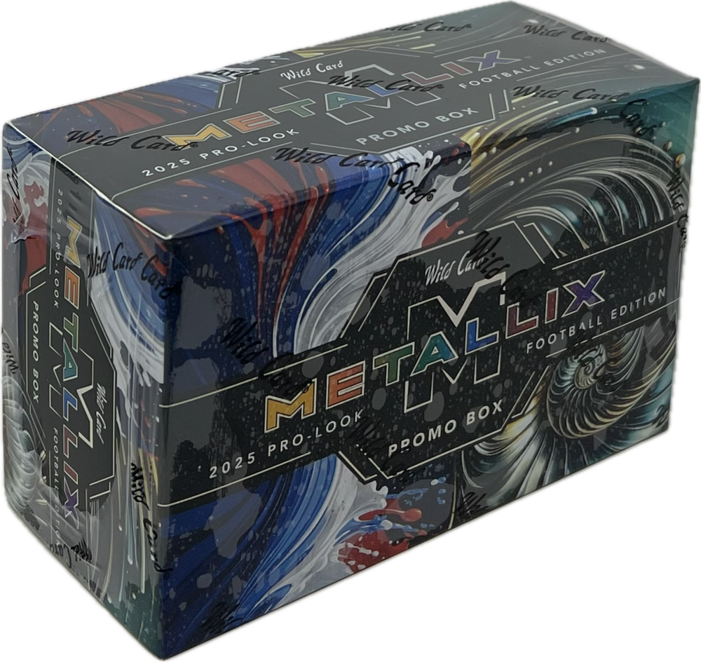 2025 Wild Card Metallix Football Promo Deck Box  Image 1