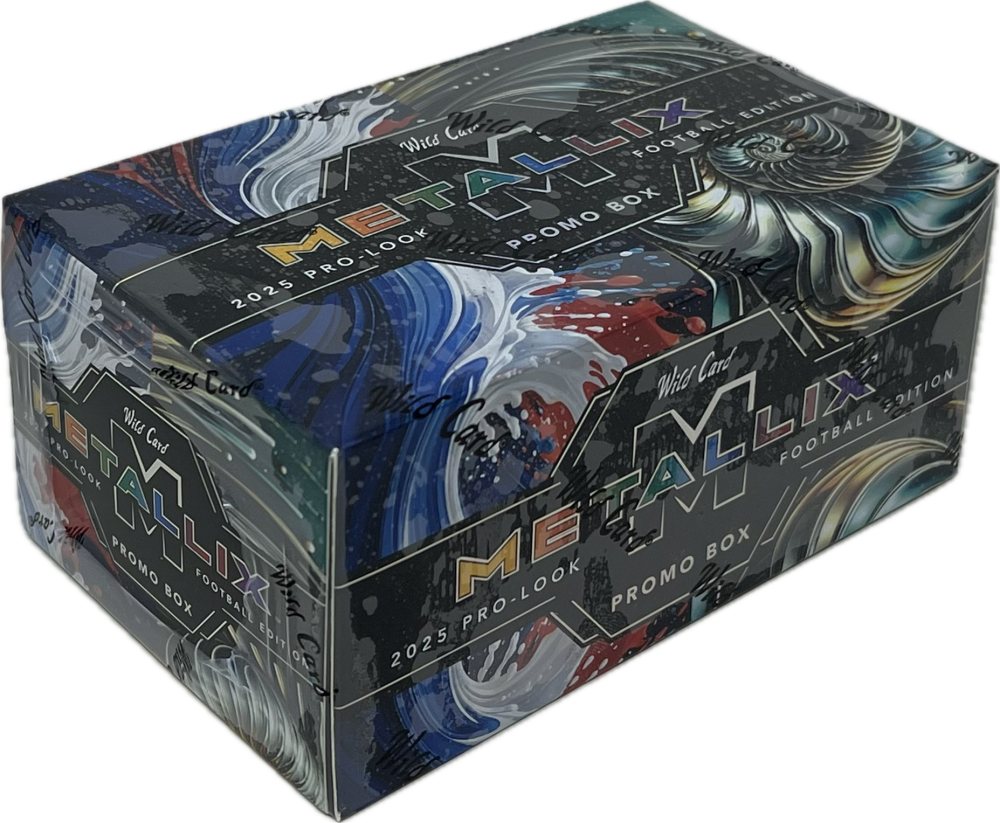 2025 Wild Card Metallix Football Promo Deck Box  Image 2