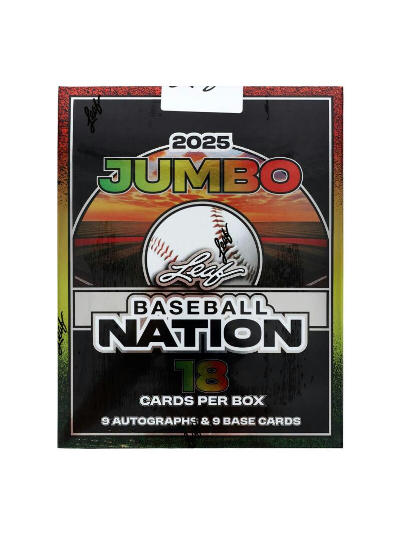 2025 Leaf Baseball Nation Hobby Jumbo Box Image 1