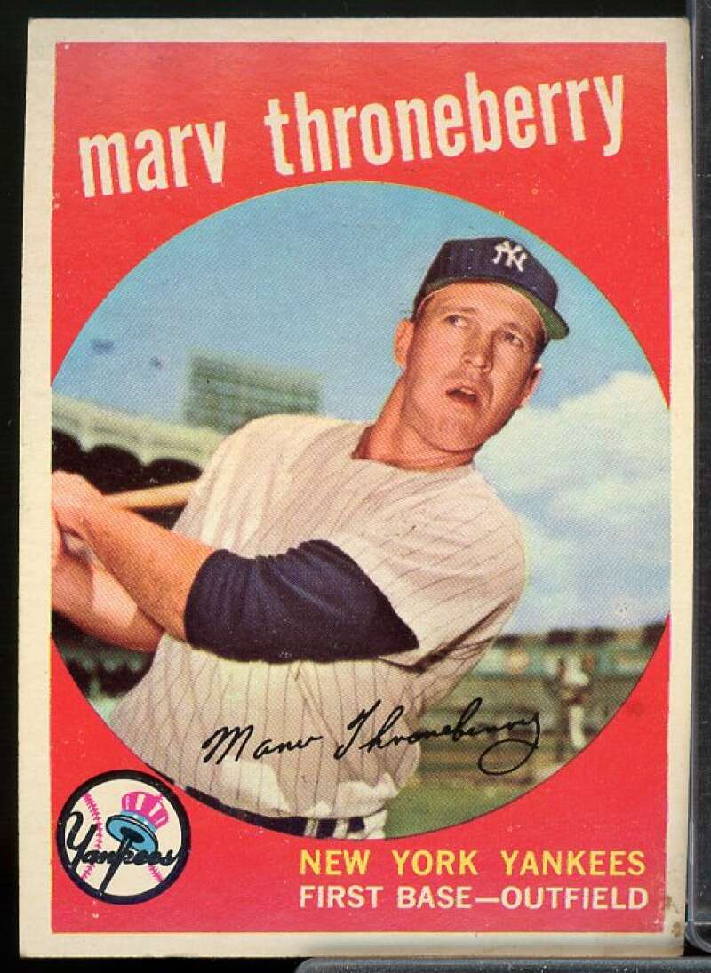 Marv Throneberrey Card 1959 Topps #326  Image 1