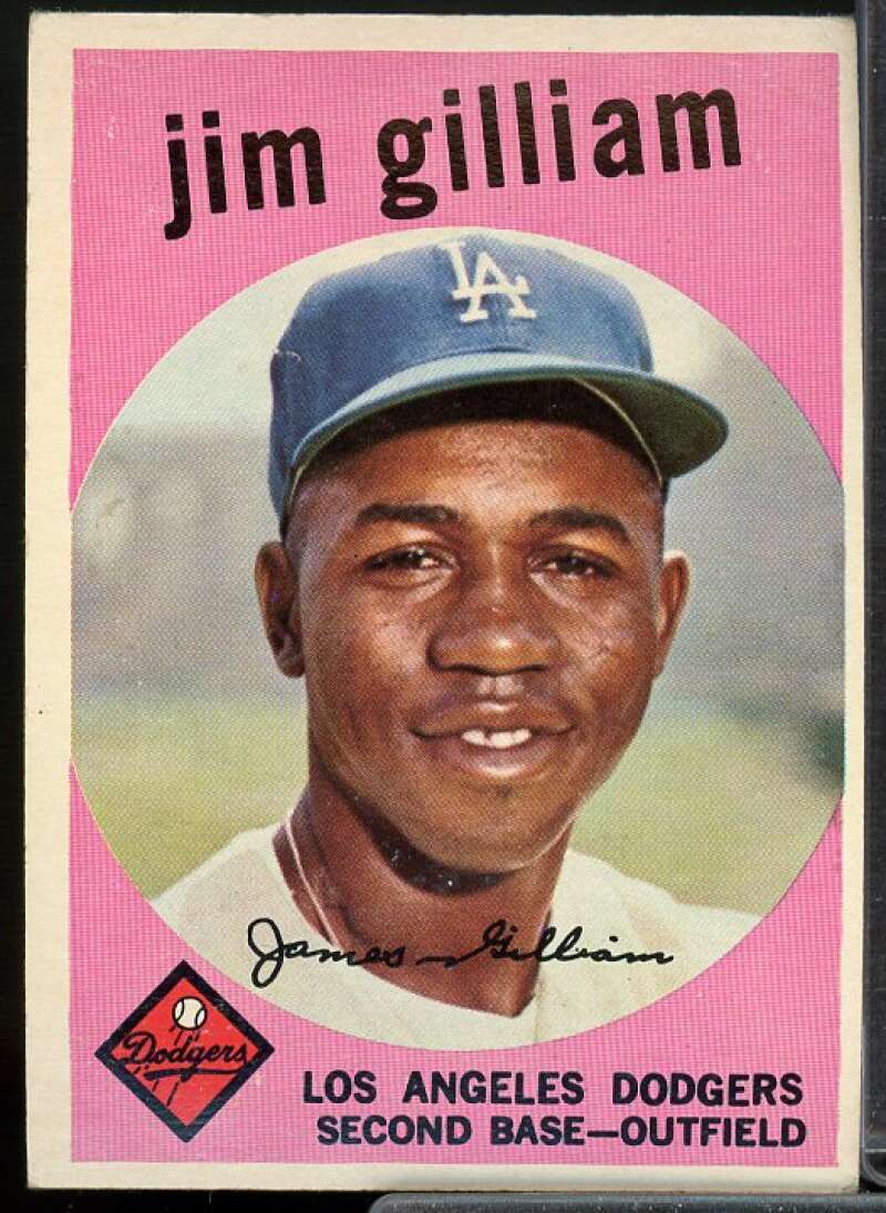 Jim Gilliam Card 1959 Topps #306  Image 1