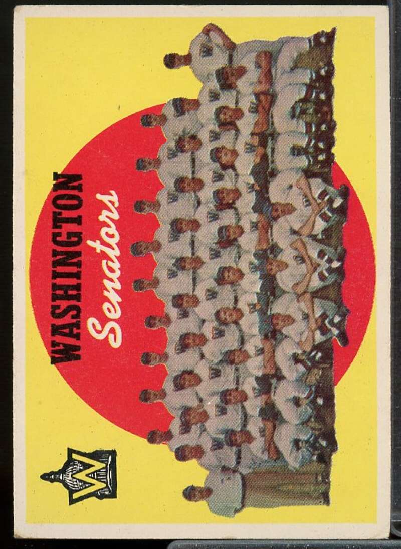Washington Senators CL Card 1959 Topps #397  Image 1