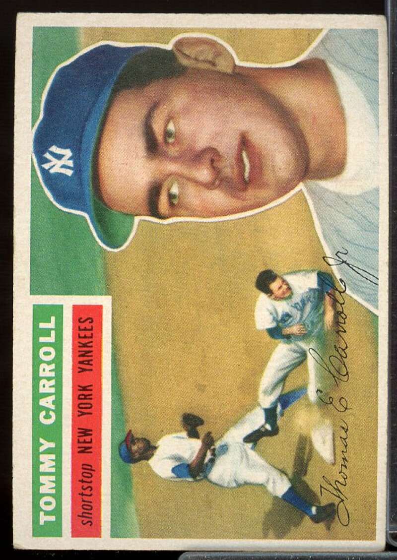 Tommy Carroll Card 1956 Topps #139  Image 1