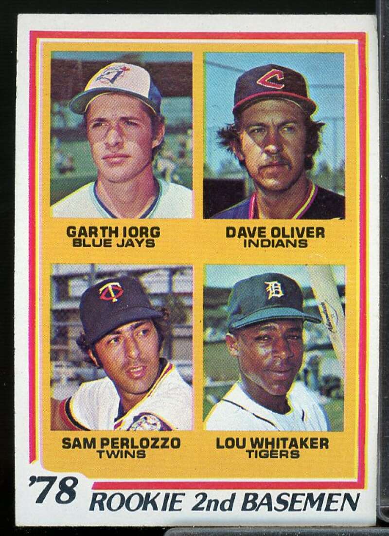 2nd Basemen/Iorg /Oliver /Perlozzo /Lou Whitaker Rookie Card 1978 Topps #704  Image 1
