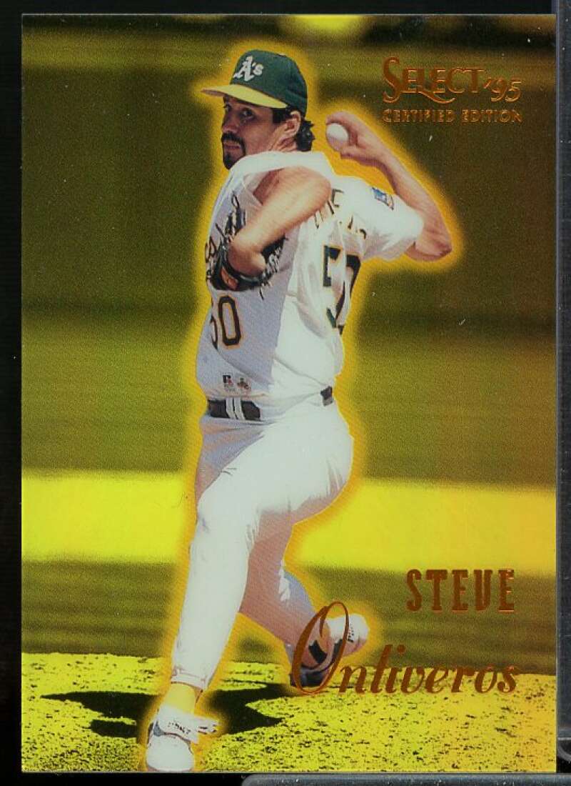 Steve Ontiveros Card 1995 Select Certified Mirror Gold #19  Image 1
