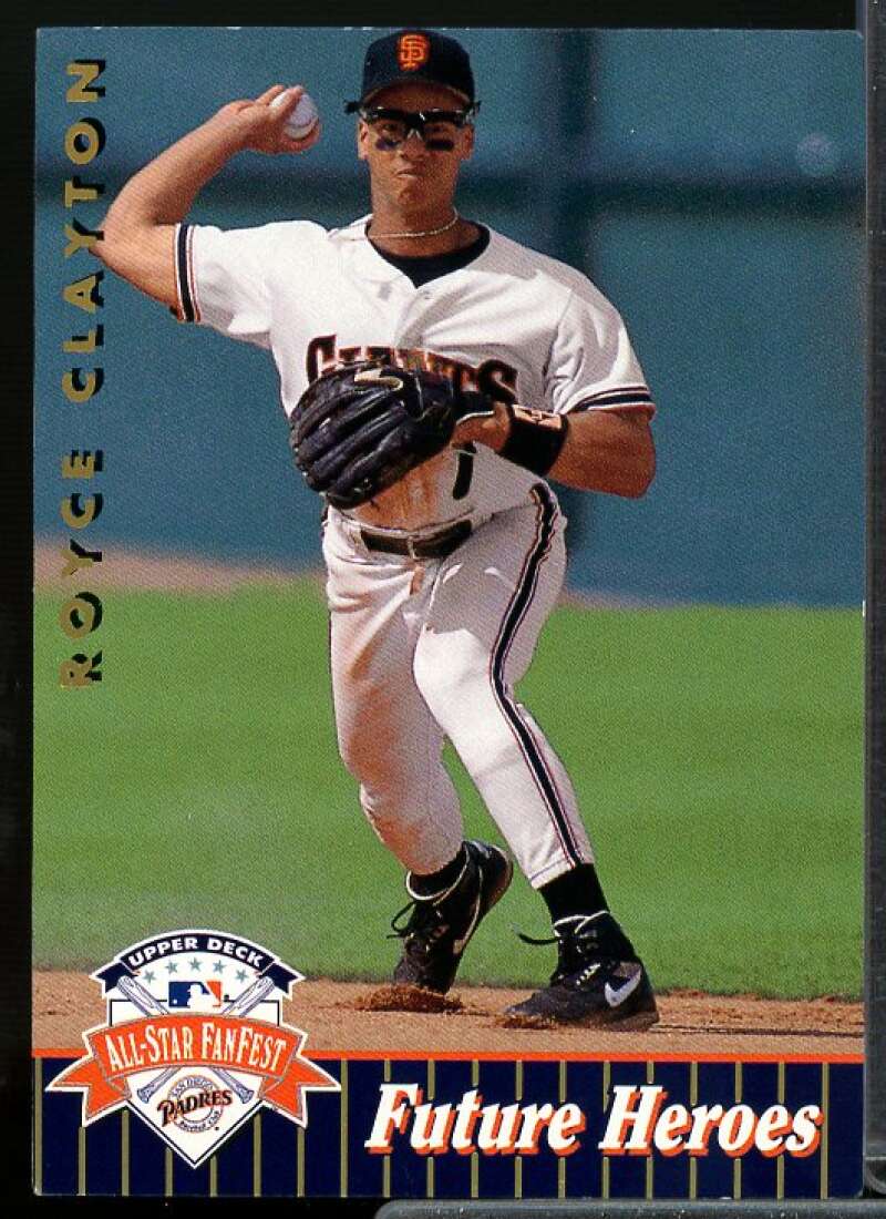 Royce Clayton Card 1992 Upper Deck FanFest Gold #5  Image 1