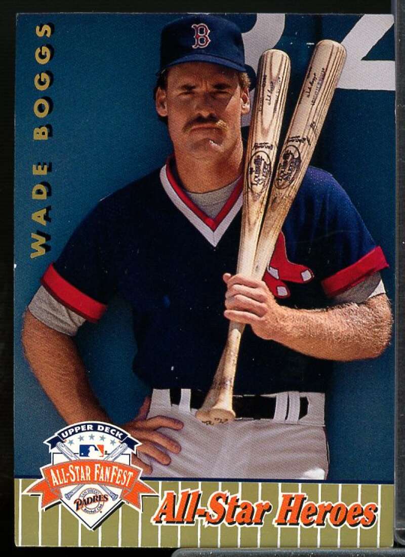 Wade Boggs Card 1992 Upper Deck FanFest Gold #13  Image 1
