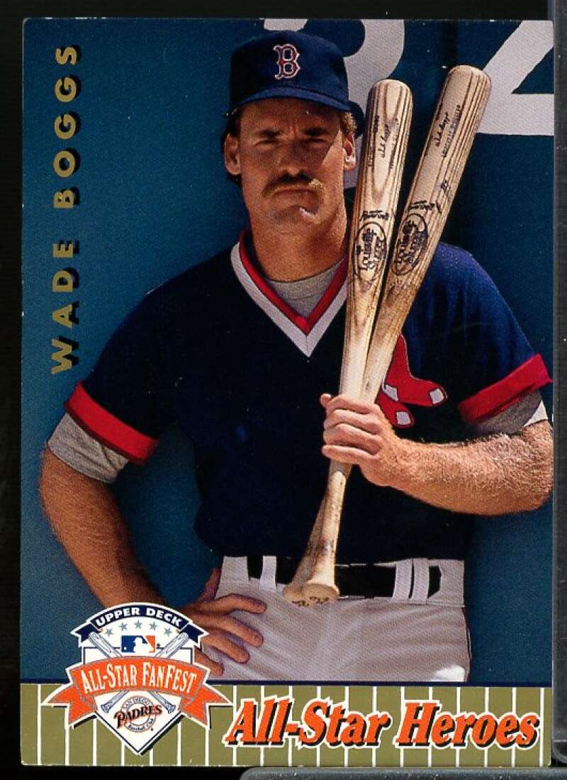 Wade Boggs Card 1992 Upper Deck FanFest Gold #13  Image 1