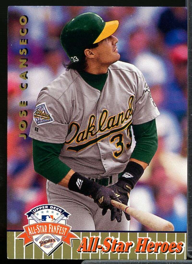 Jose Canseco Card 1992 Upper Deck FanFest Gold #17  Image 1