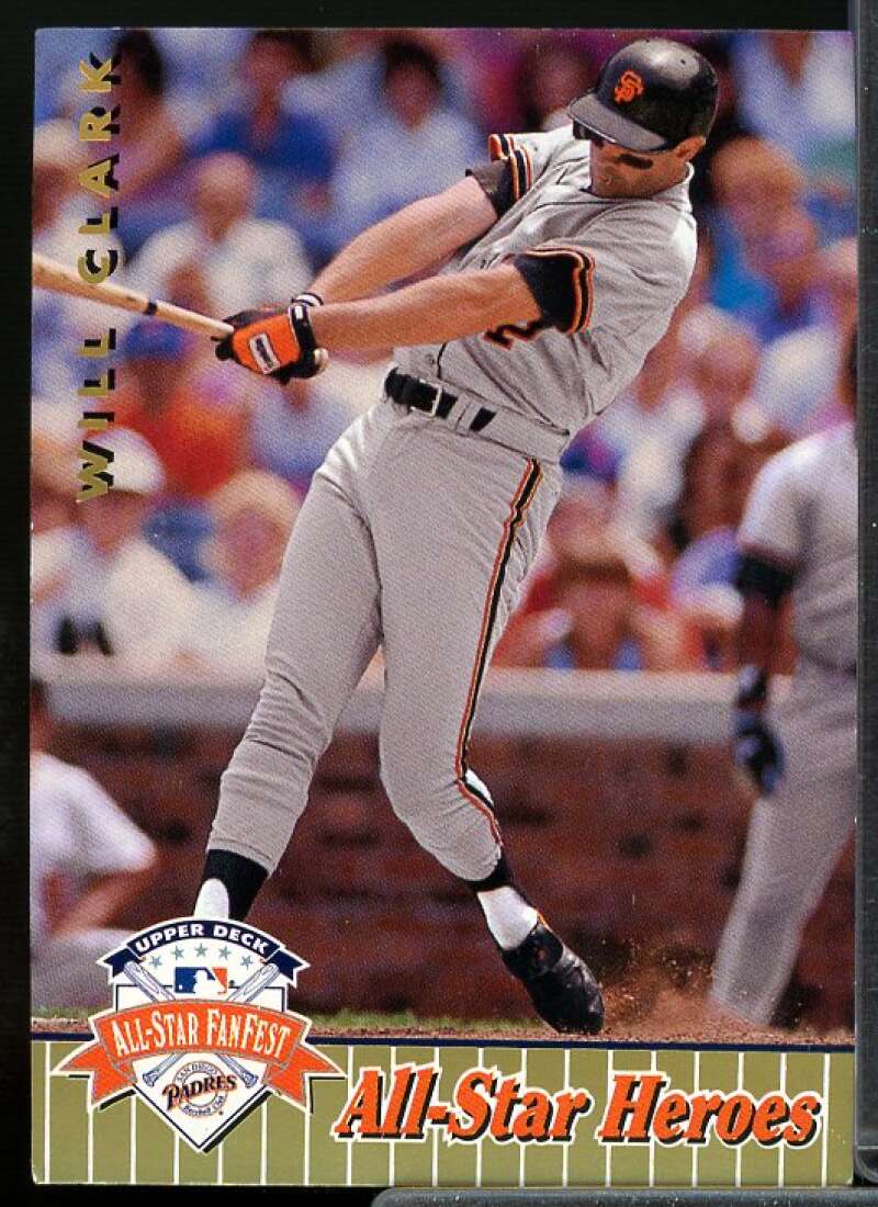 Will Clark Card 1992 Upper Deck FanFest Gold #18  Image 1