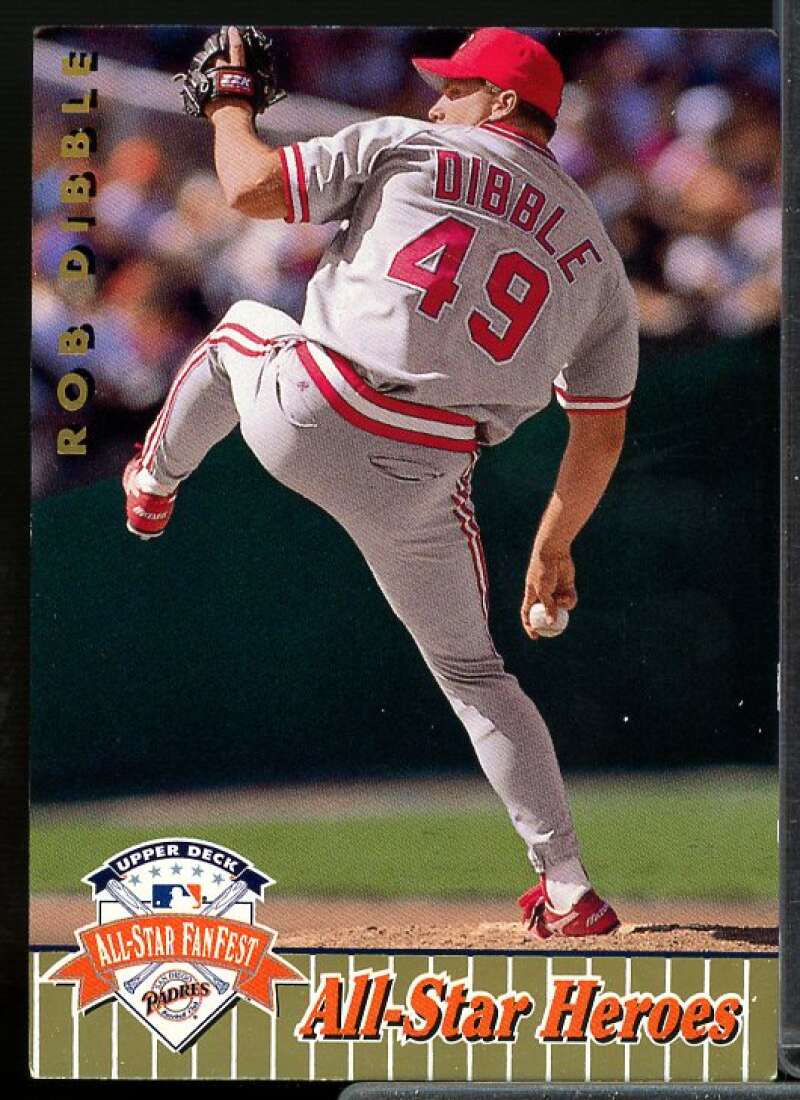 Rob Dibble Card 1992 Upper Deck FanFest Gold #21  Image 1