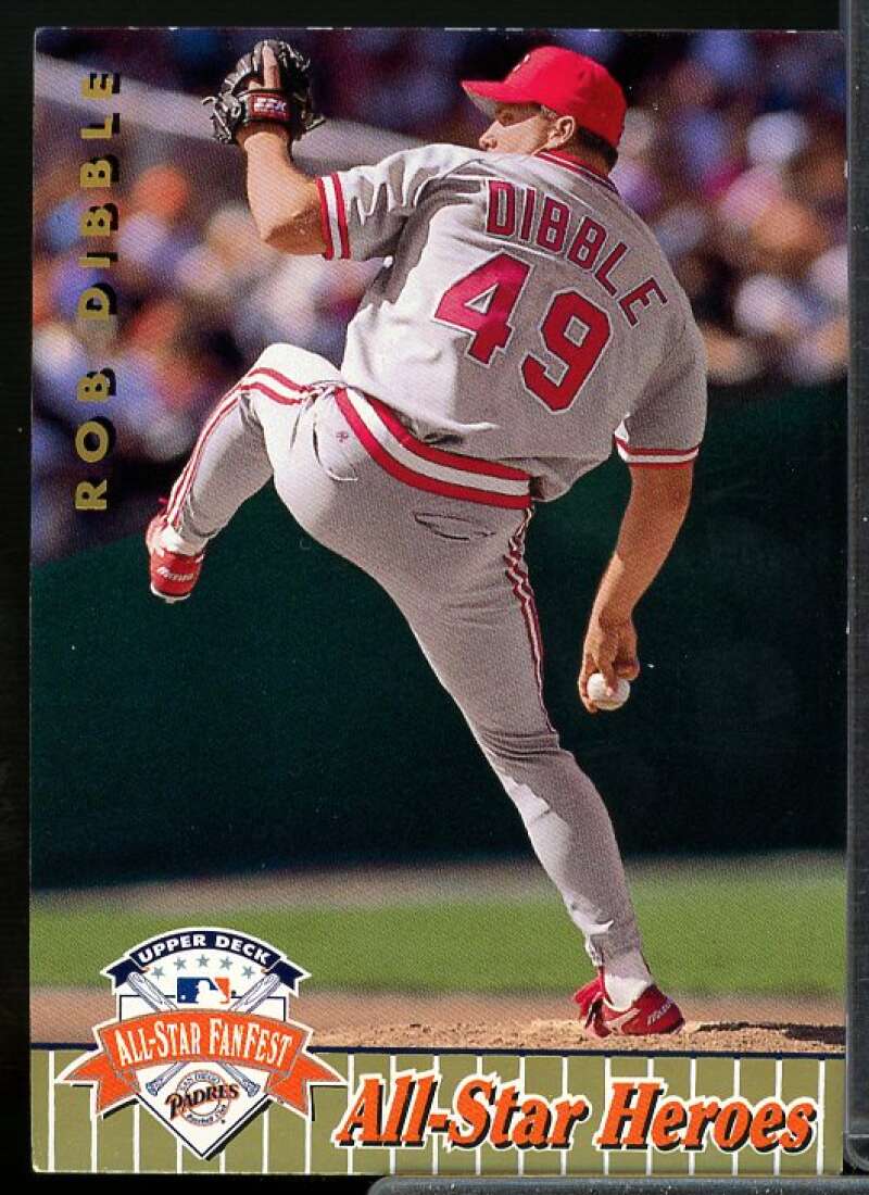 Rob Dibble Card 1992 Upper Deck FanFest Gold #21  Image 1