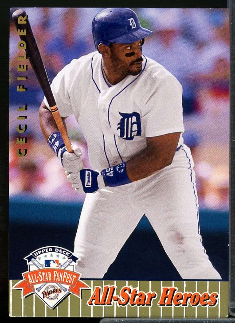 Cecil Fielder Card 1992 Upper Deck FanFest Gold #22  Image 1