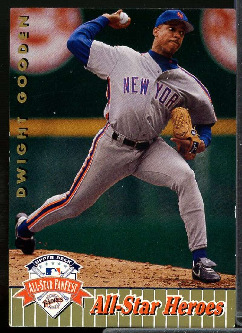 Dwight Gooden Card 1992 Upper Deck FanFest Gold #23  Image 1