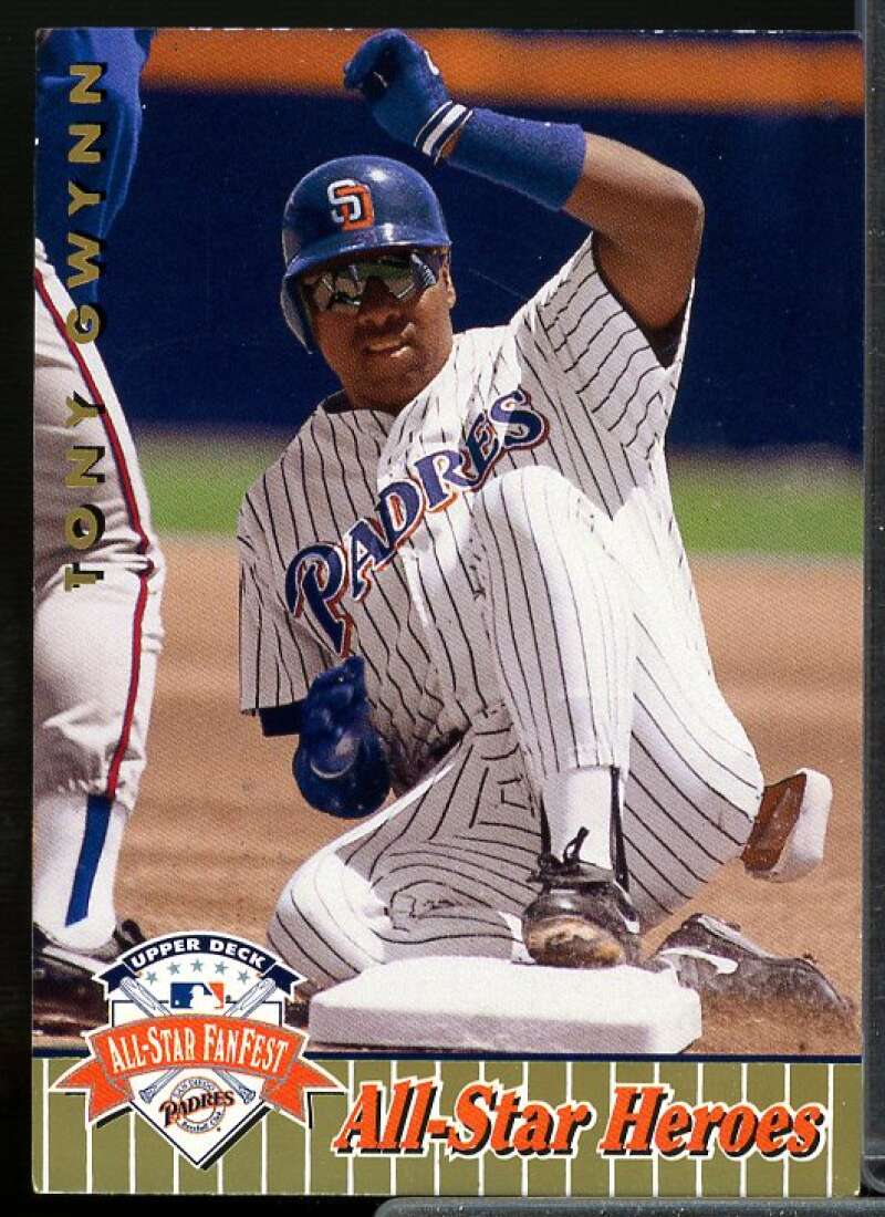 Tony Gwynn Card 1992 Upper Deck FanFest Gold #25  Image 1