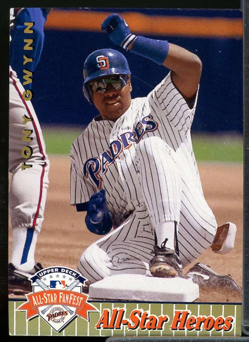Tony Gwynn Card 1992 Upper Deck FanFest Gold #25  Image 1