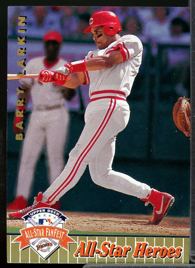 Barry Larkin Card 1992 Upper Deck FanFest Gold #30  Image 1