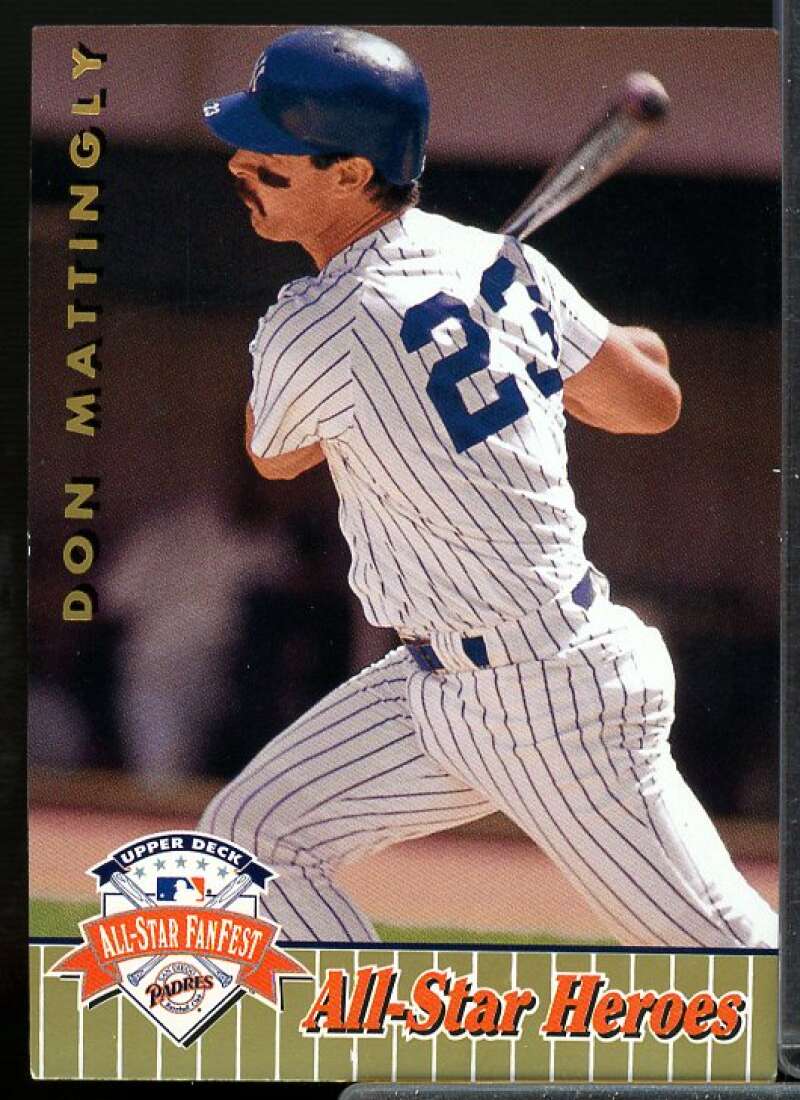 Don Mattingly Card 1992 Upper Deck FanFest Gold #31  Image 1