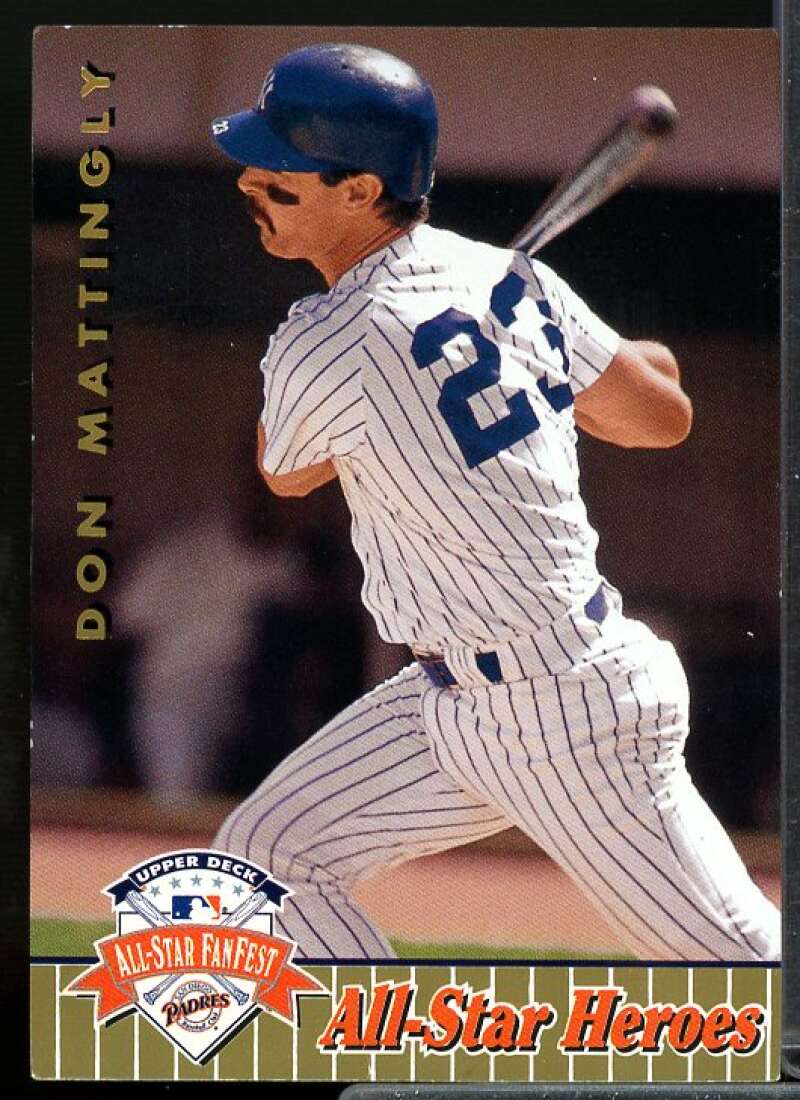 Don Mattingly Card 1992 Upper Deck FanFest Gold #31  Image 1