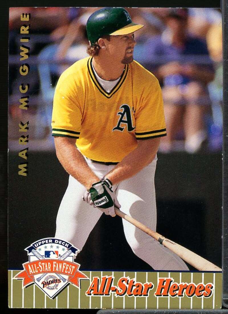 Mark McGwire Card 1992 Upper Deck FanFest Gold #32  Image 1