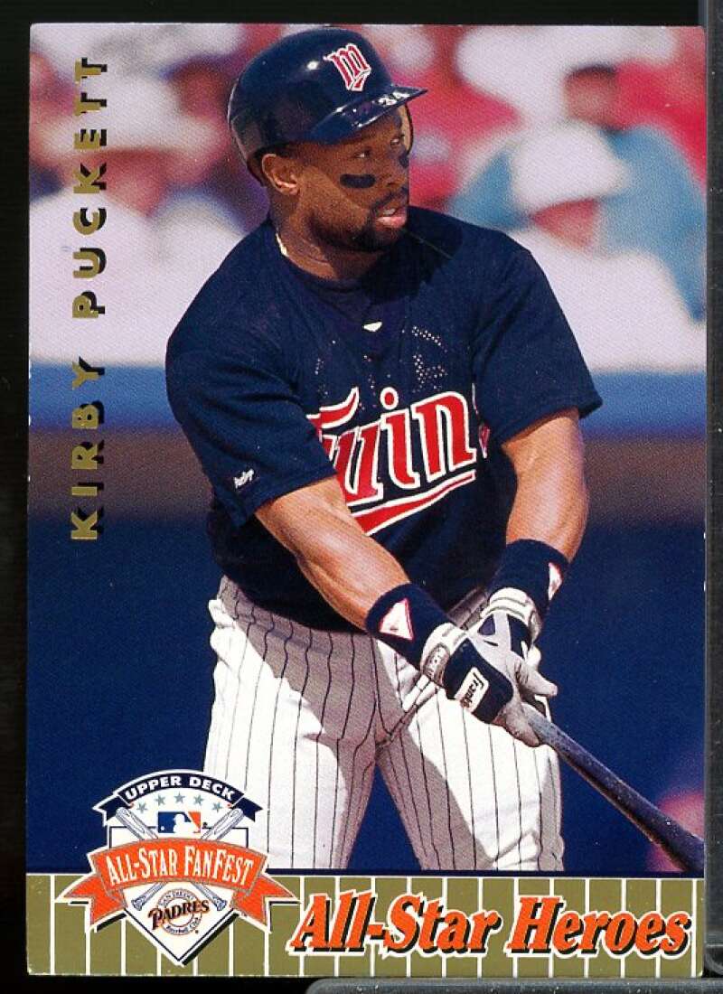 Kirby Puckett Card 1992 Upper Deck FanFest Gold #35  Image 1