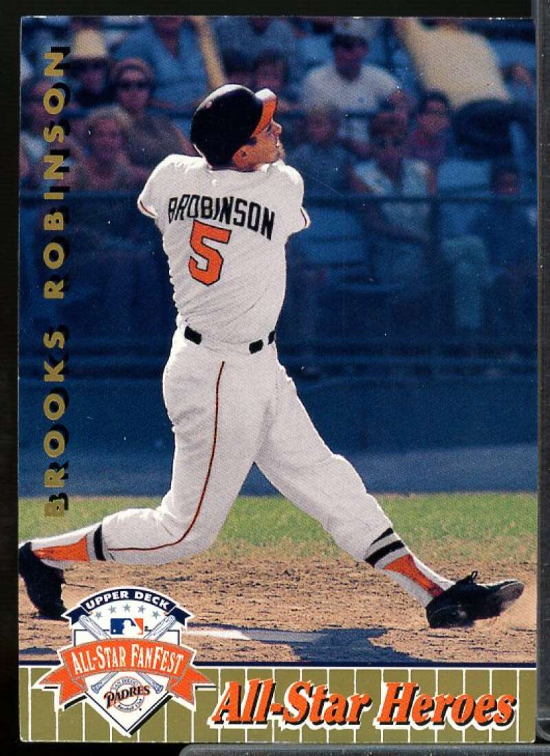 Brooks Robinson Card 1992 Upper Deck FanFest Gold #51  Image 1