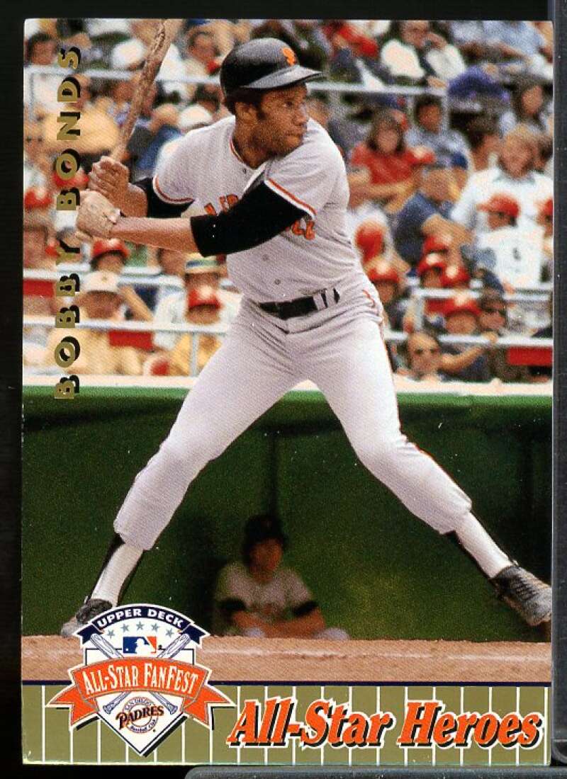 Bobby Bonds Card 1992 Upper Deck FanFest Gold #53  Image 1