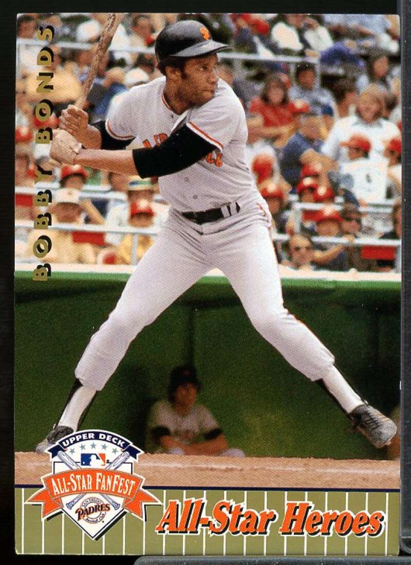 Bobby Bonds Card 1992 Upper Deck FanFest Gold #53  Image 1
