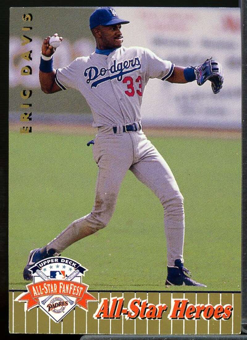Eric Davis Card 1992 Upper Deck FanFest Gold #20  Image 1