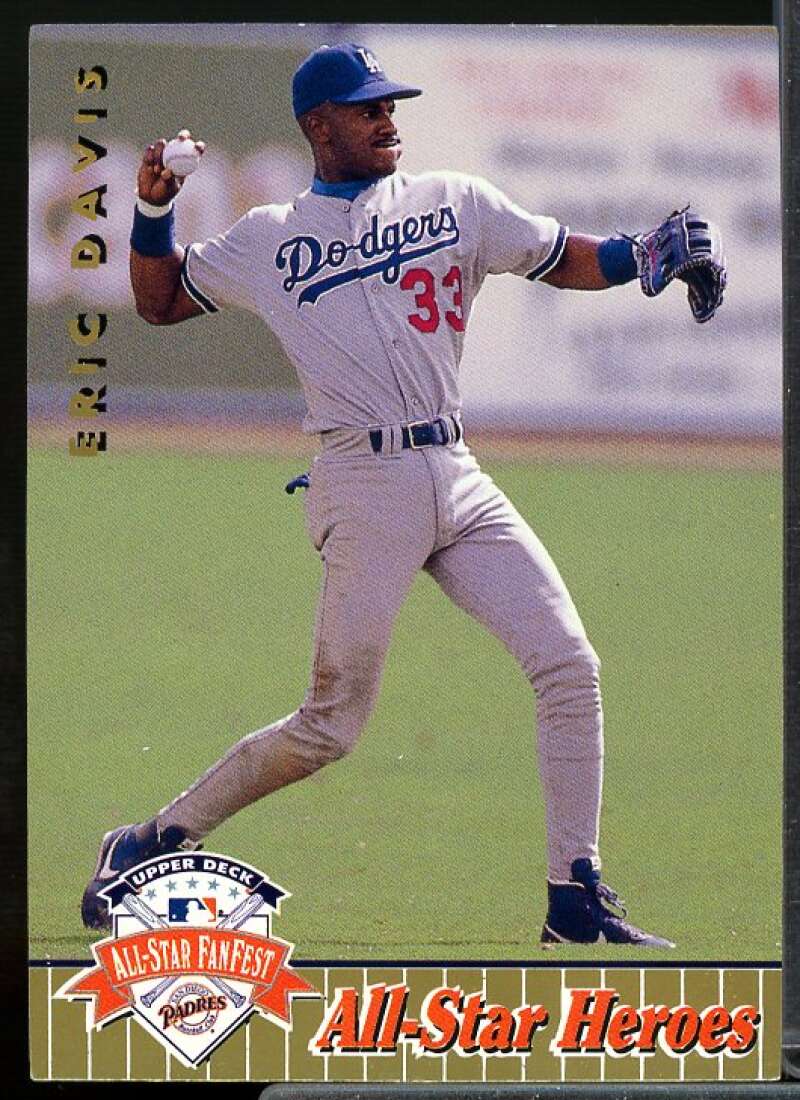 Eric Davis Card 1992 Upper Deck FanFest Gold #20  Image 1