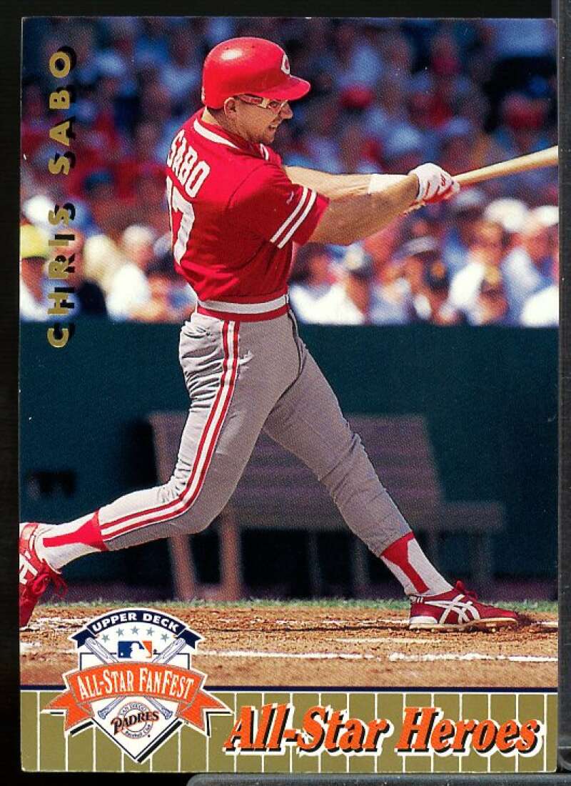 Chris Sabo Card 1992 Upper Deck FanFest Gold #38  Image 1
