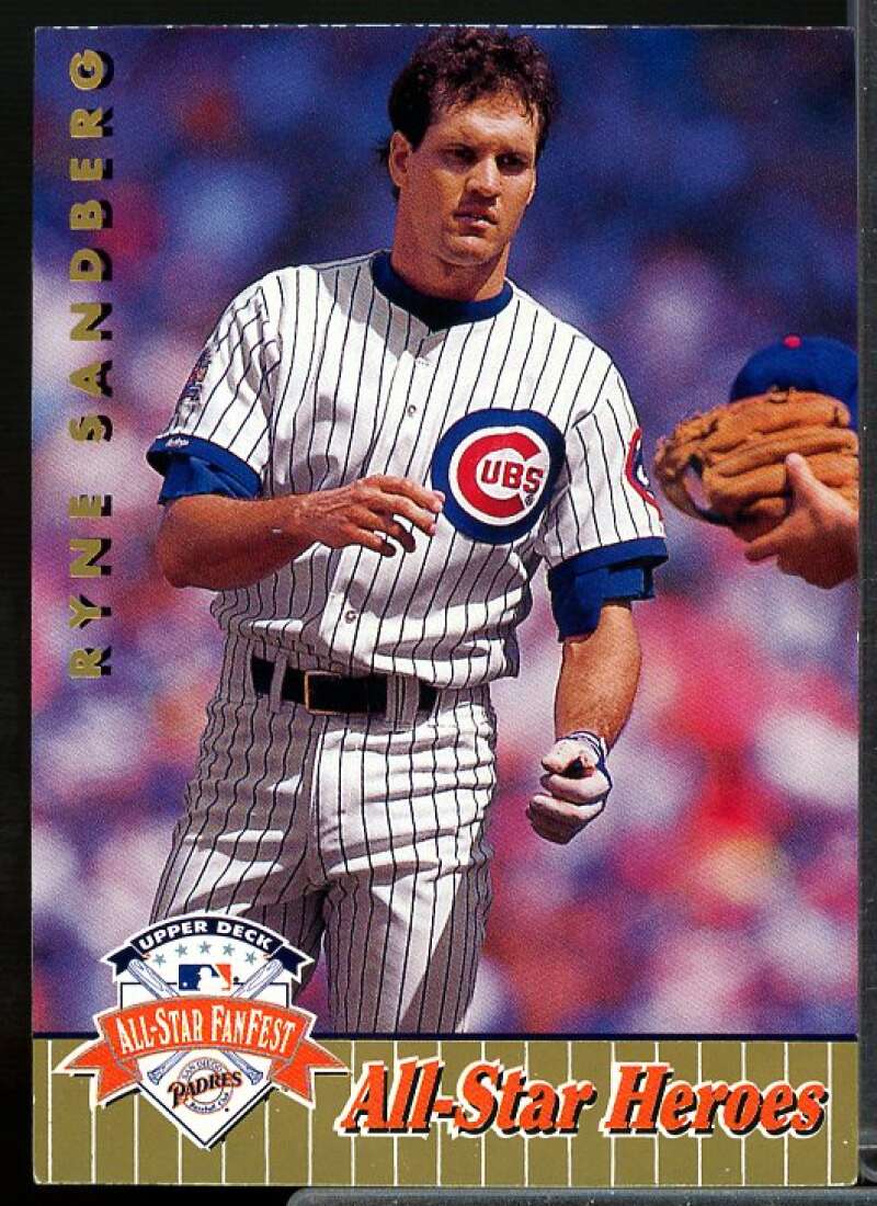 Ryne Sandberg Card 1992 Upper Deck FanFest Gold #39  Image 1