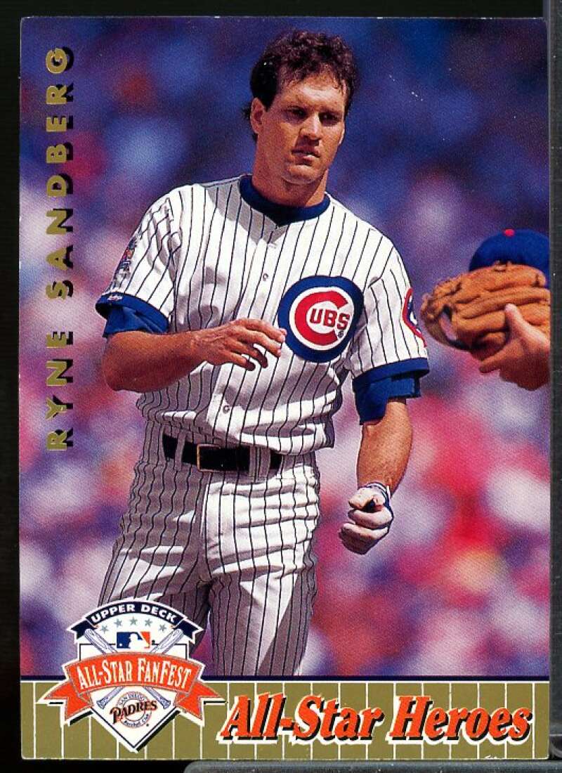 Ryne Sandberg Card 1992 Upper Deck FanFest Gold #39  Image 1