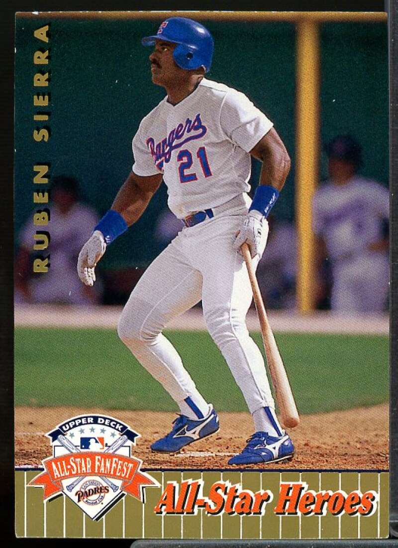 Ruben Sierra Card 1992 Upper Deck FanFest Gold #41  Image 1